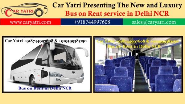 27 seater Bus hire service in Delhi NCR for a group journey